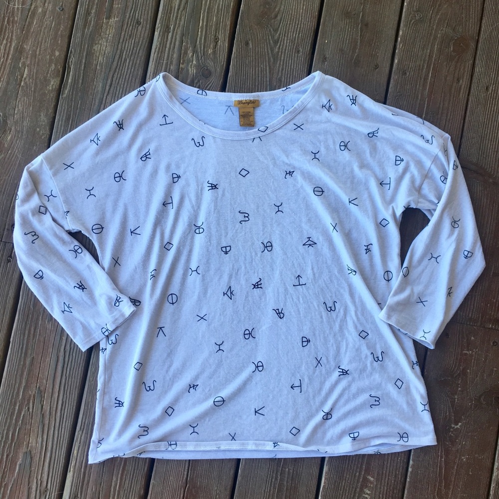 Wrangler Western Steer Brand Top